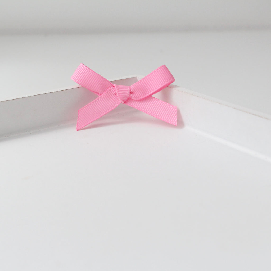 Hand tied ribbon bow clips | 41 Colours