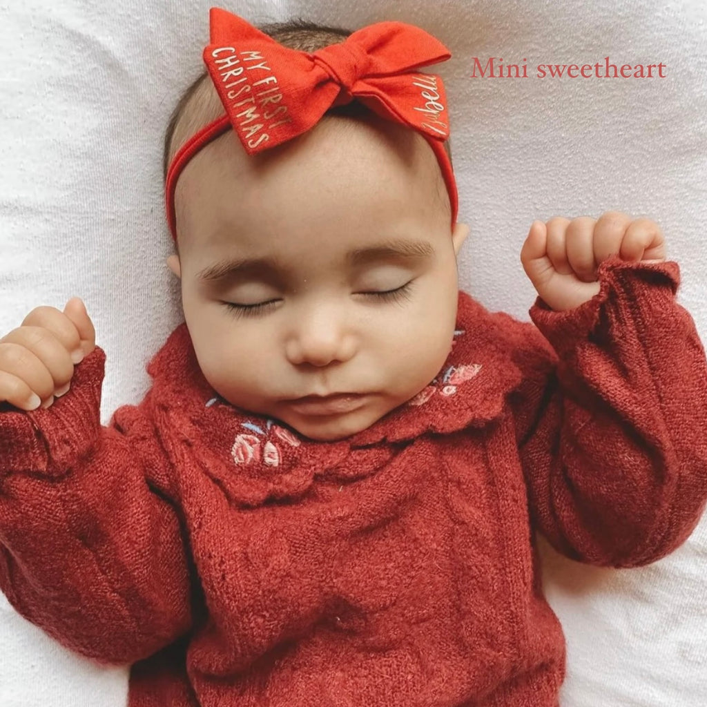 My first Christmas personalised Bow | Clip, headband or bobble
