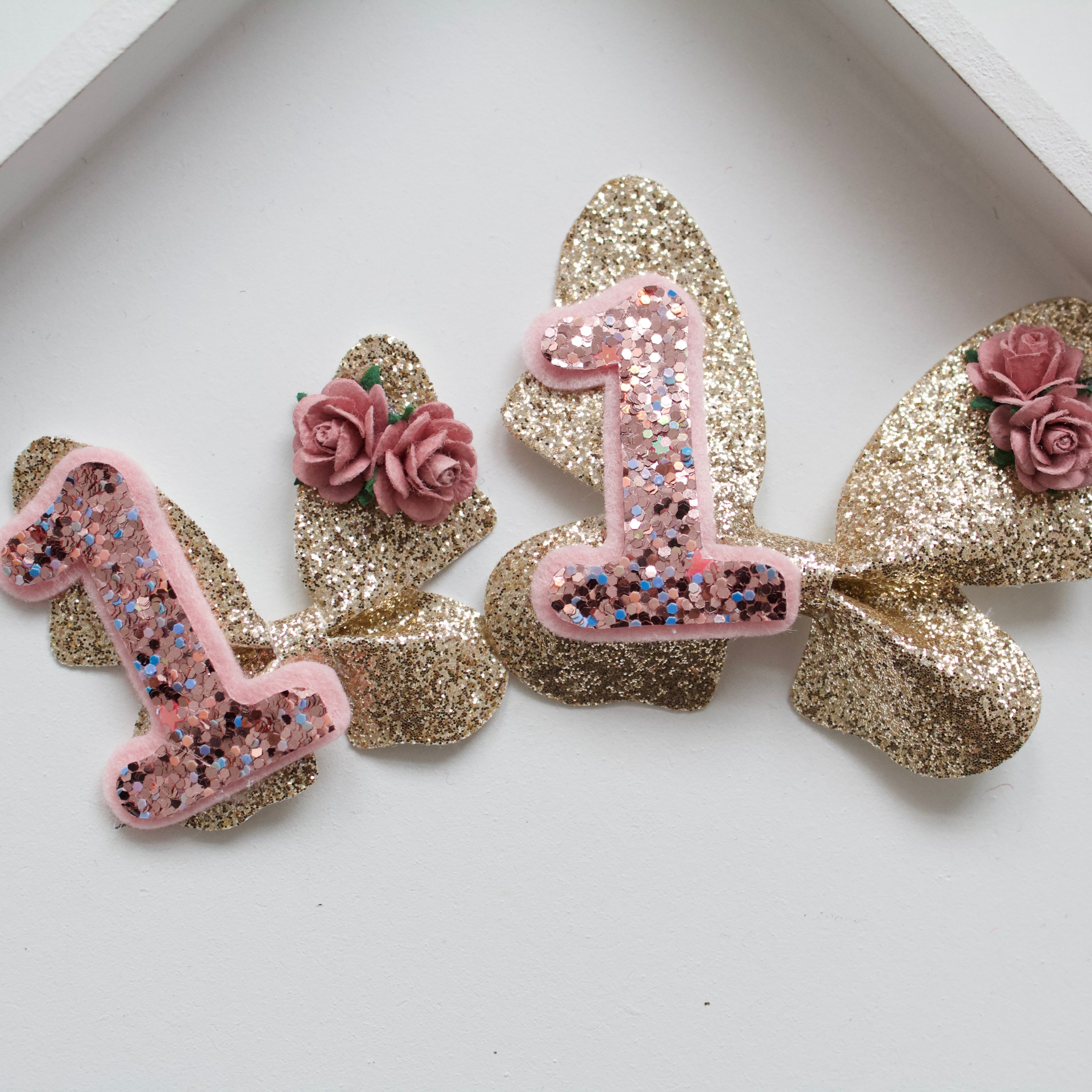 Birthday butterfly bows | 2 sizes