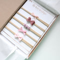 Petite tiny baby headband set