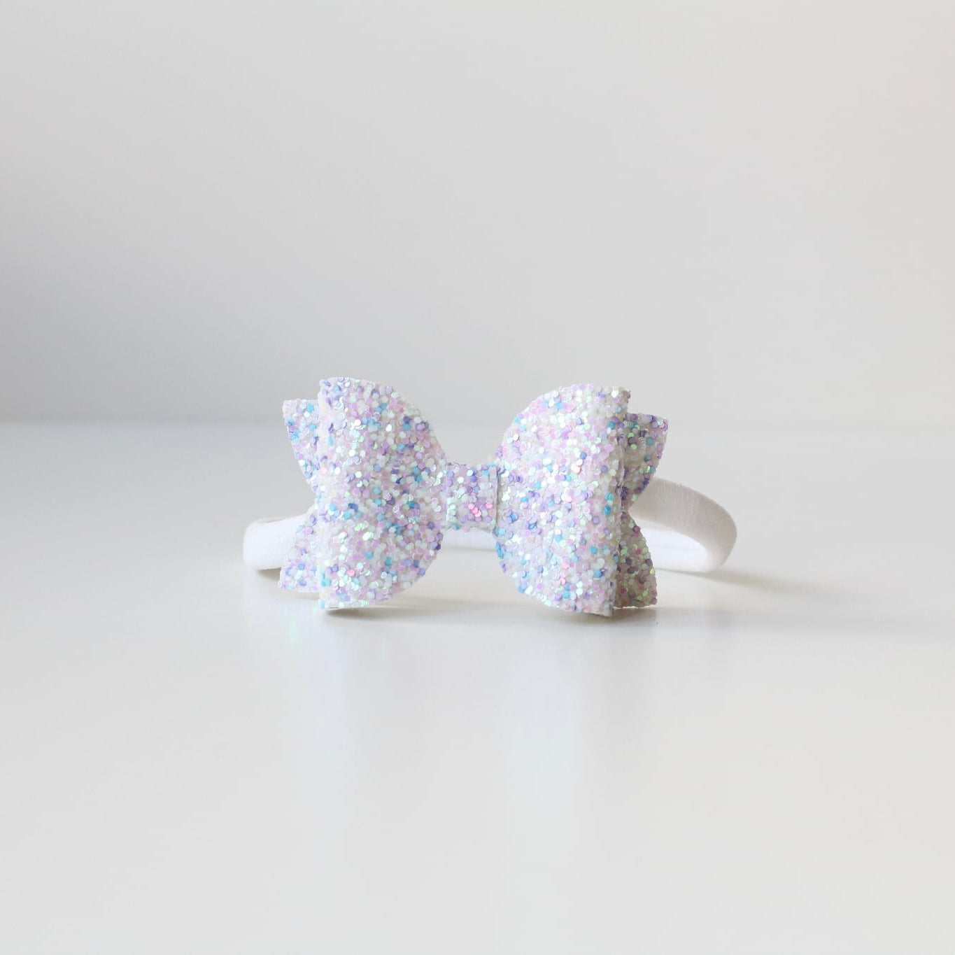 Medium deluxe glitter bows | 20 Colours | Clip or headband
