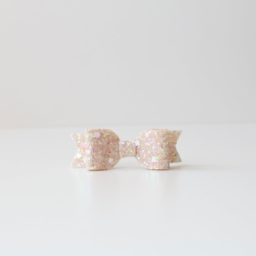 Small glitter bows | 22 Colours | Clip or headband