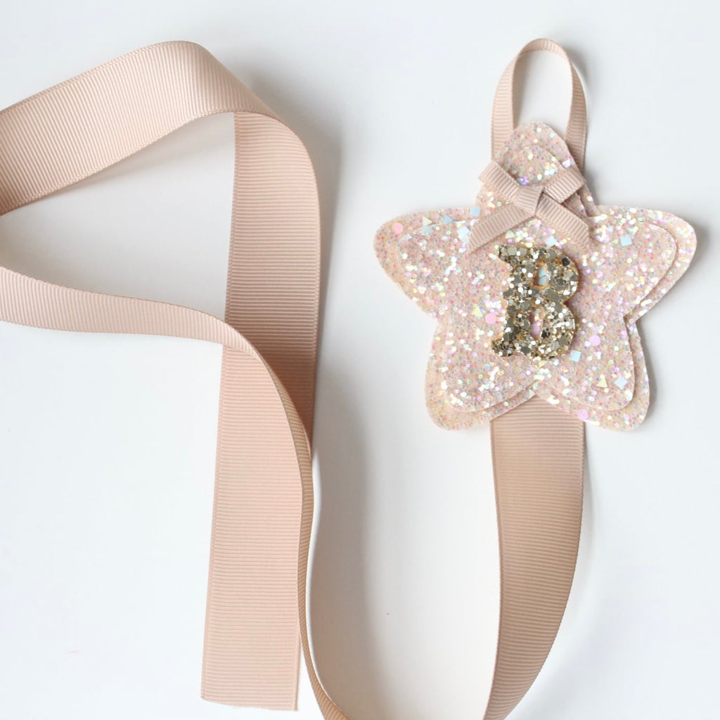 Star clip holder - Pastel nude