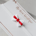Football mini pinch baby headband | White band
