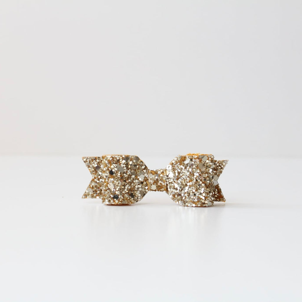 Small glitter bows | 22 Colours | Clip or headband