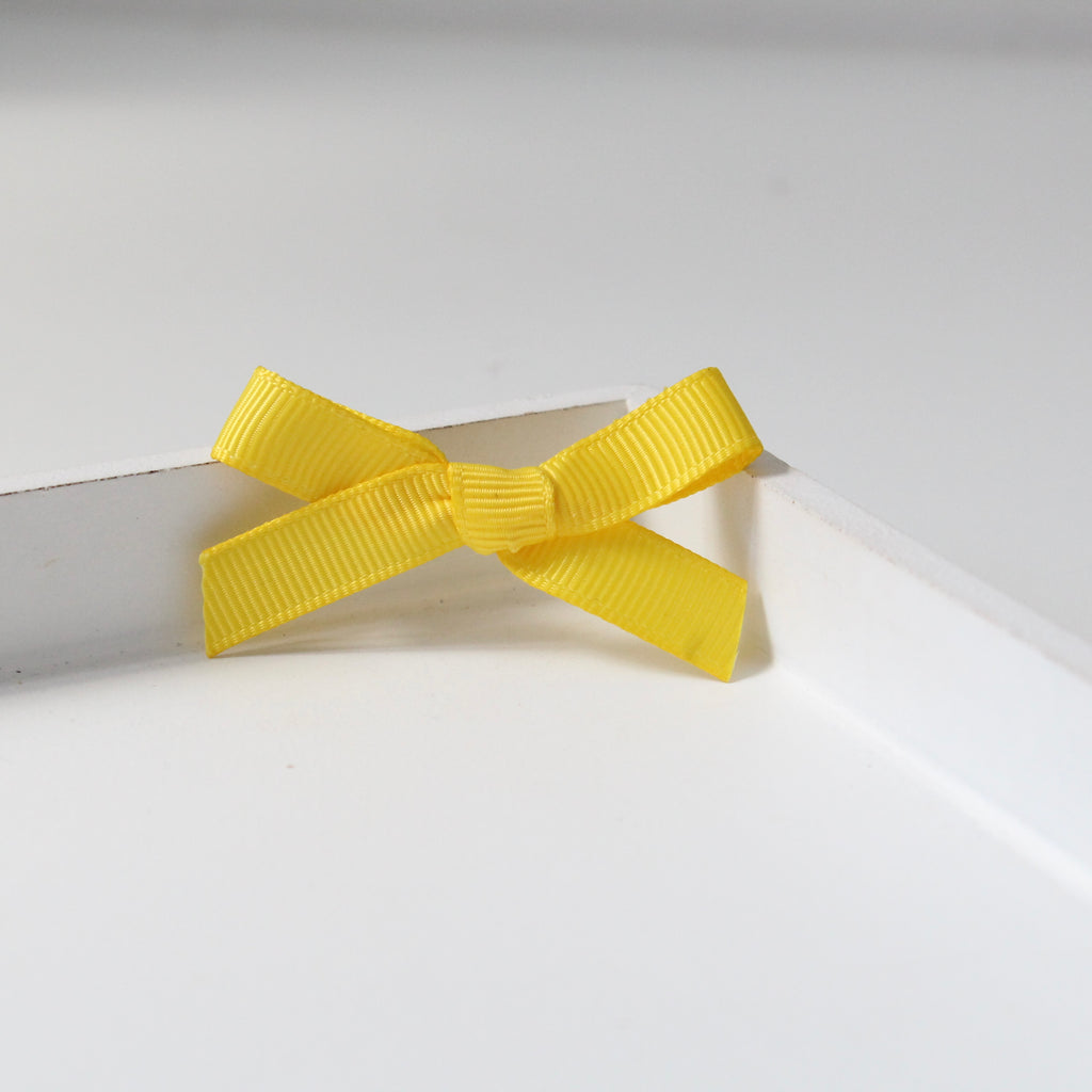 Hand tied ribbon bow clips | 41 Colours