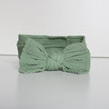 Olive green cable headwrap