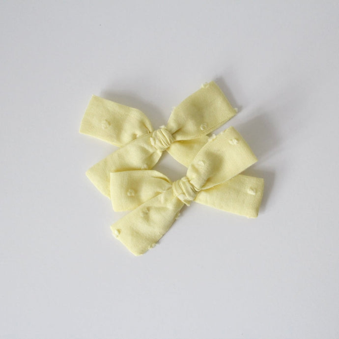 Yellow dot timeless bow