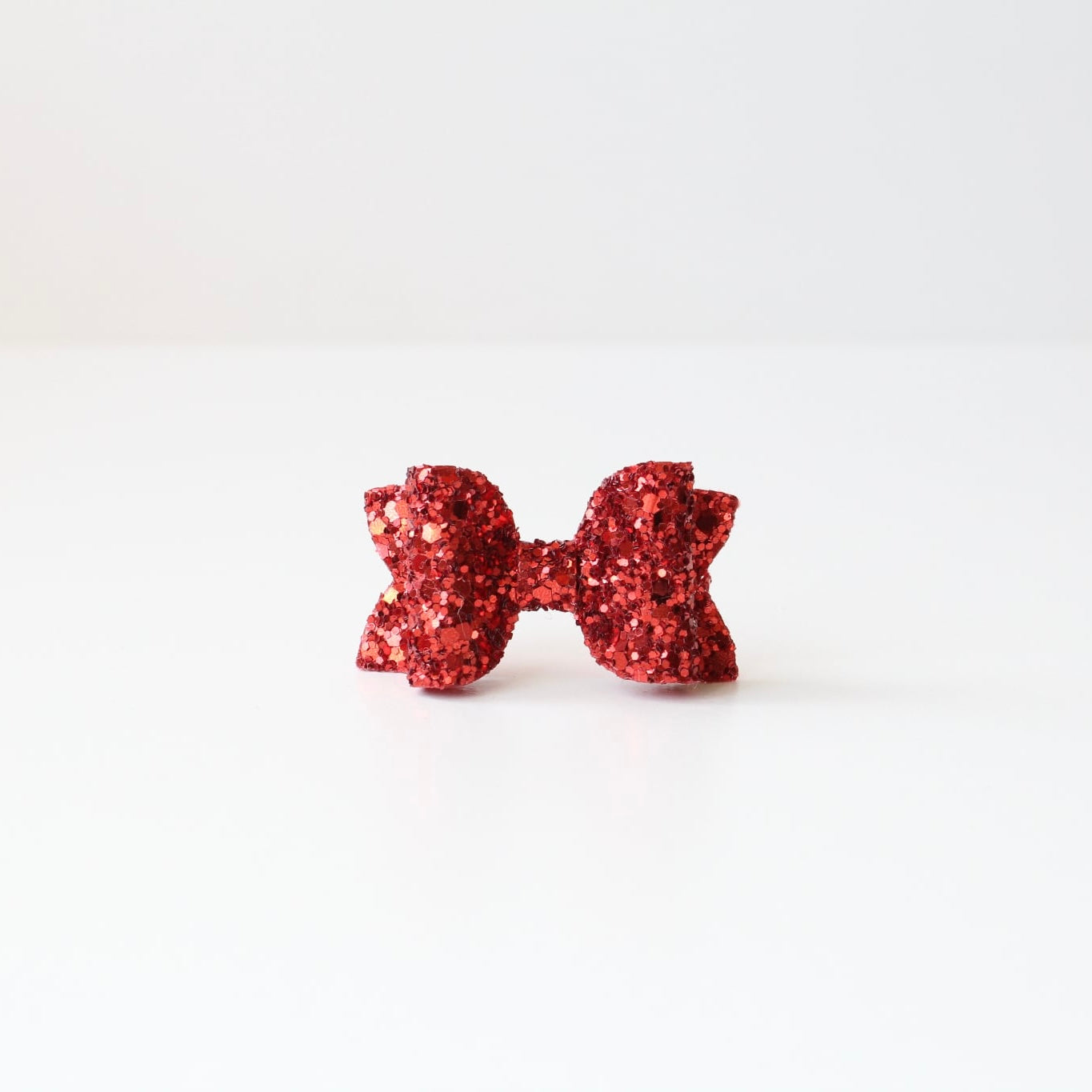 Mini deluxe glitter bows | 22 Colours | Clip, headband or bobble