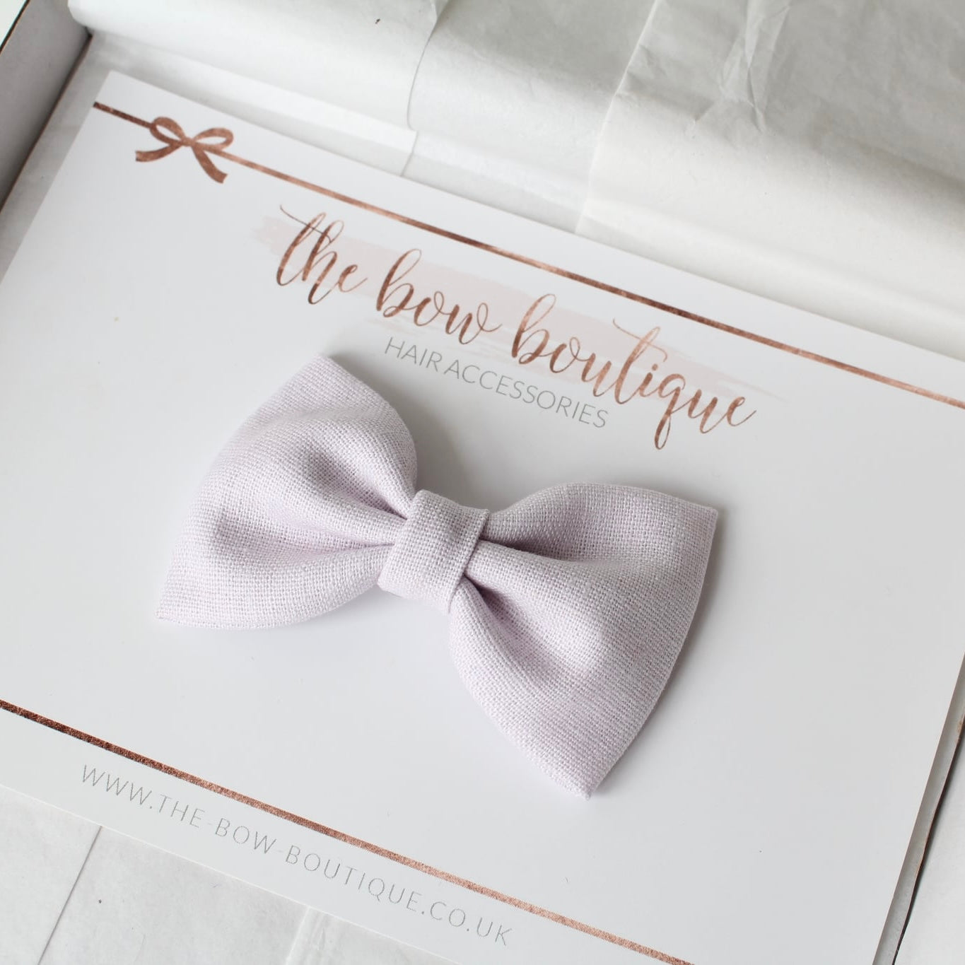 Cottage linen bow | 3 Sizes | 13 Colours | Clip, headband or bobble