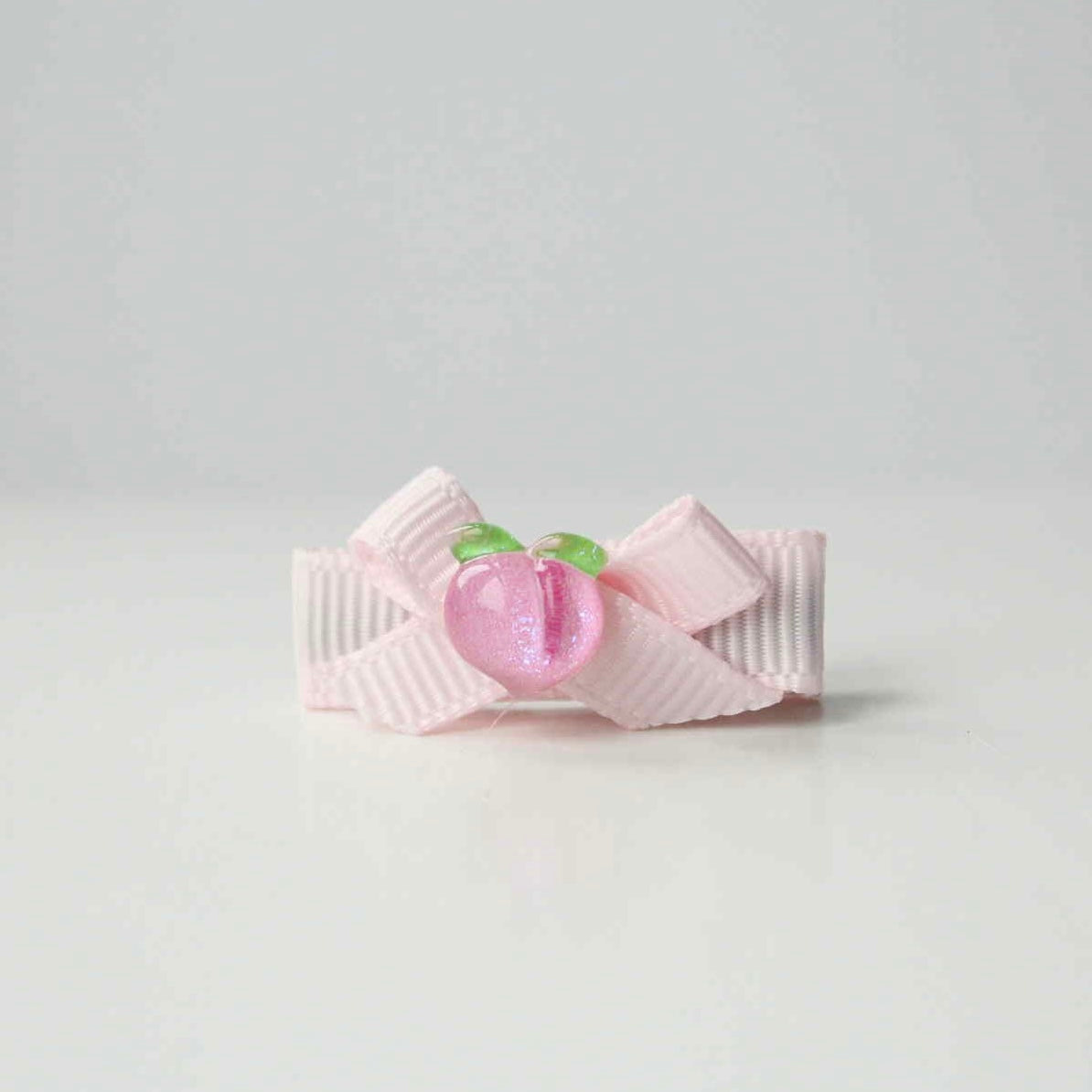 My first fruit ribbon bows | 9 Colours | Clip or headband
