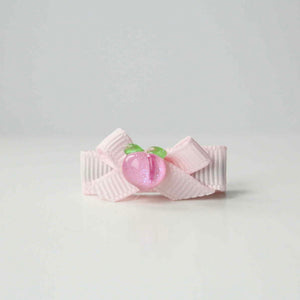My first fruit ribbon clips