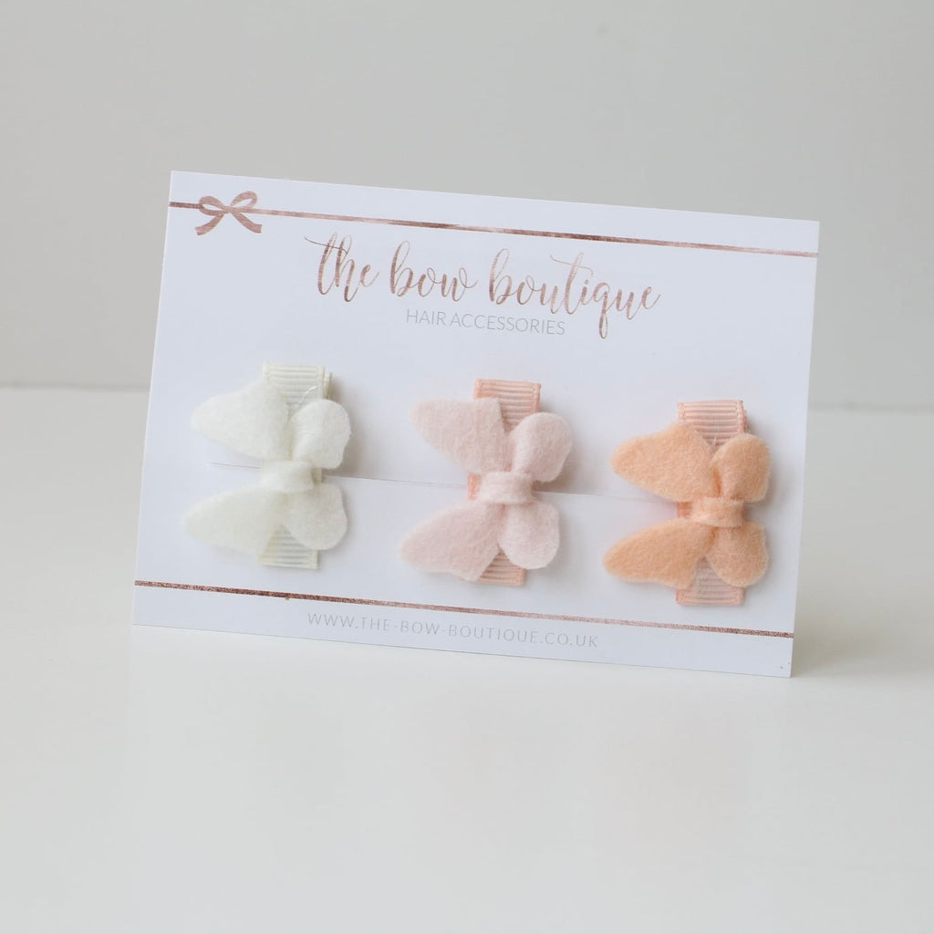 My first mini butterfly clip set