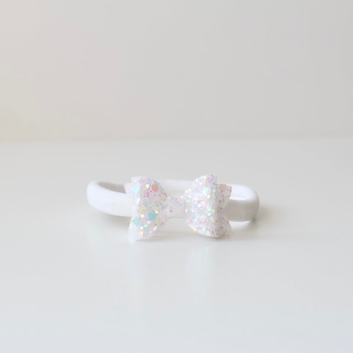 Petite deluxe glitter bows | 22 Colours | Clip, headband or bobble