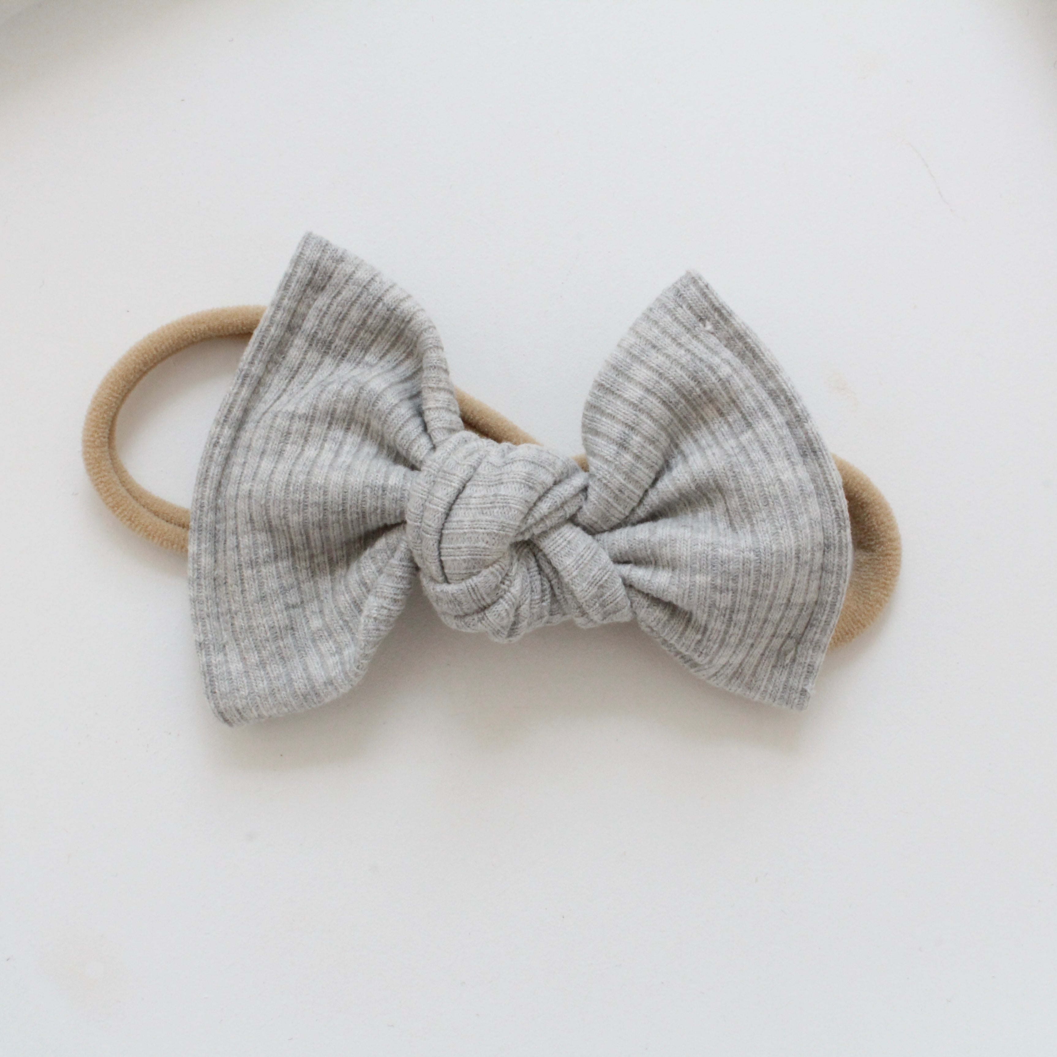 Large jersey ribbed knot bows | 20 Colours