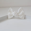 Large jersey ribbed knot bows | 20 Colours