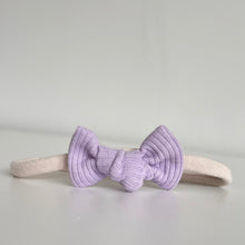 Load image into Gallery viewer, Petite jersey ribbed knot bows - (20 Colours)