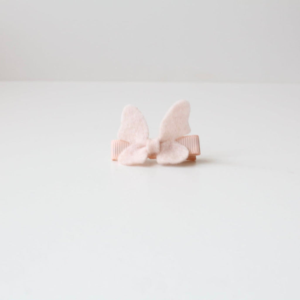 Felt butterflys on lined clip | 26 Colours
