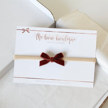 Load image into Gallery viewer, My first mini velvet bows - 16 Colours