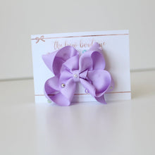 Load image into Gallery viewer, Colourfun pearl ribbon bows (8 Colours)