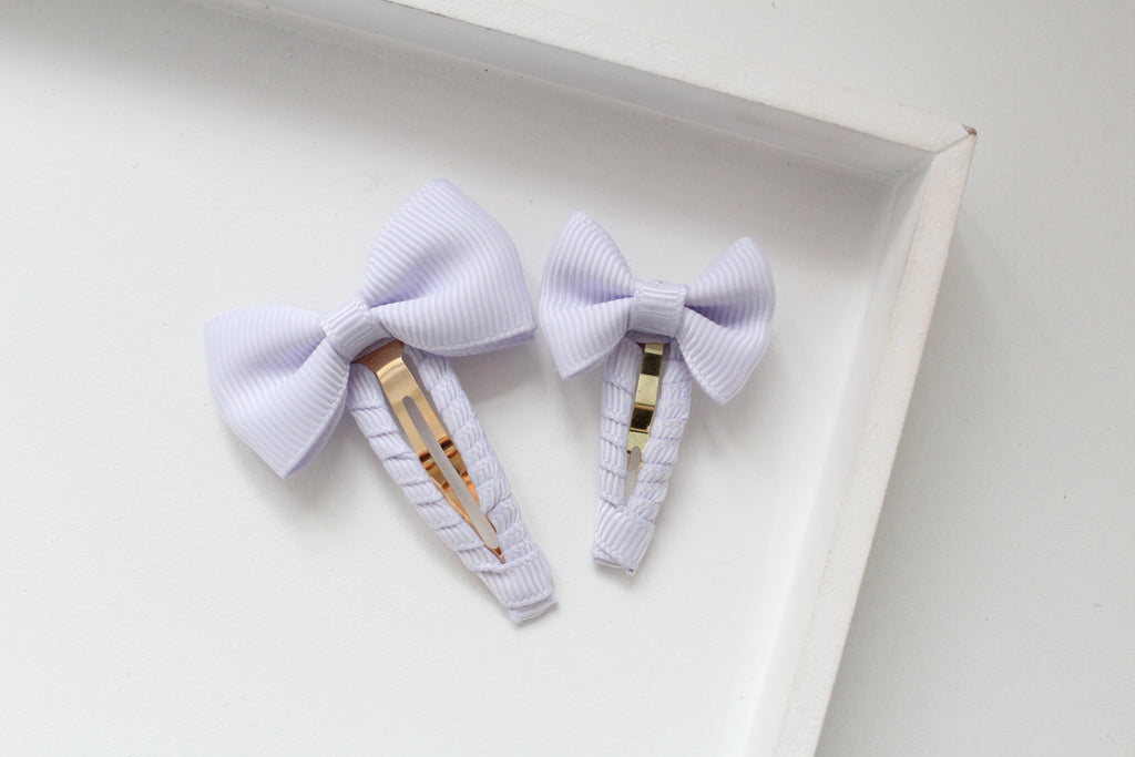 Pinch bow snappy clips | 32 Colours | 2 Sizes
