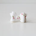 Pink floral petite deluxe bows