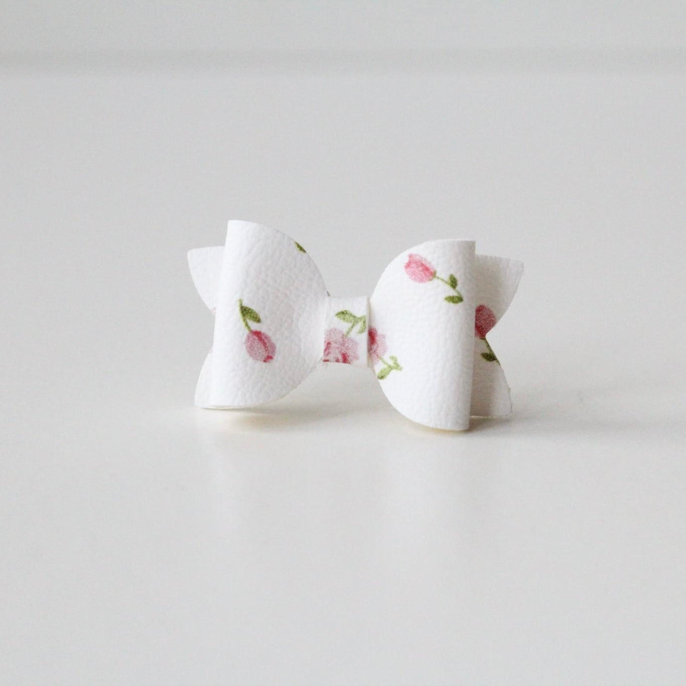 Pink floral petite deluxe bows