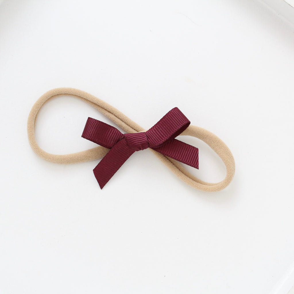 Hand tied ribbon bow headbands | 41 Colours