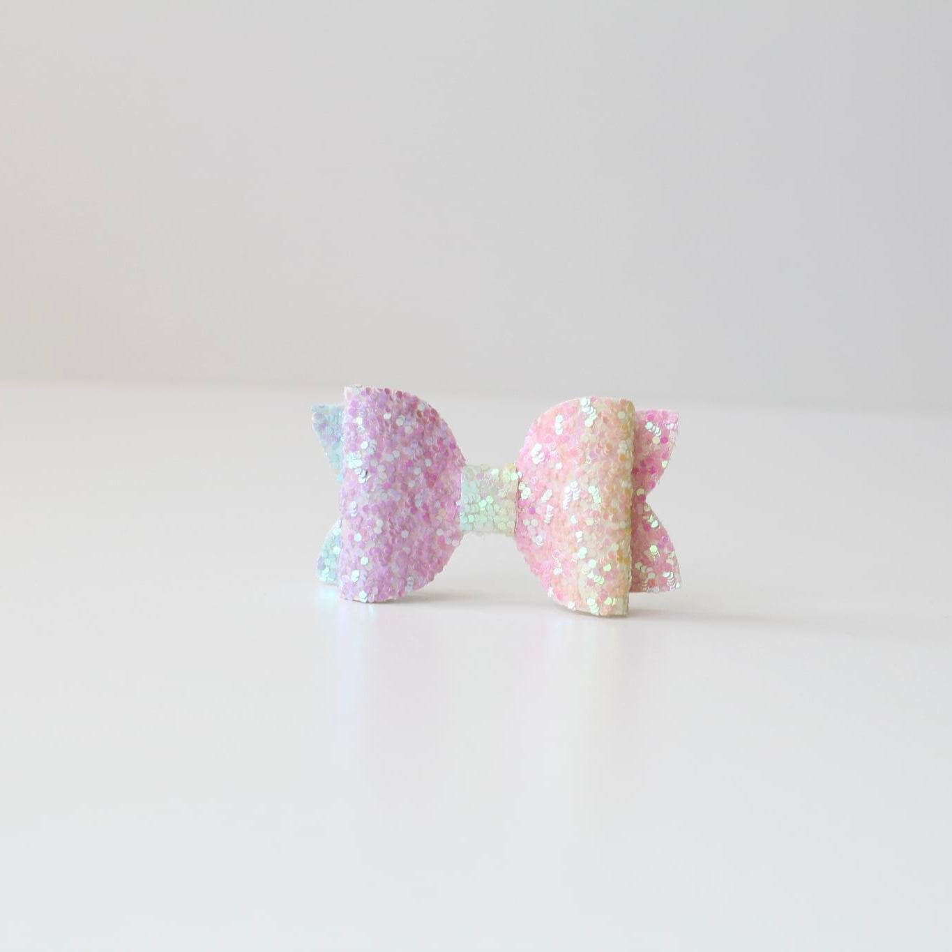Mini deluxe glitter bows | 22 Colours | Clip, headband or bobble
