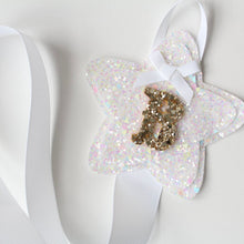 Load image into Gallery viewer, Star clip holder - Pastel white