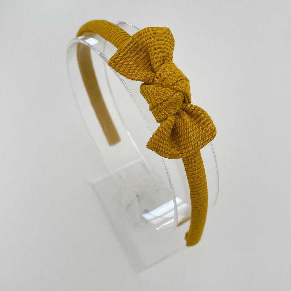 Ribbed knot Alice headband | 23 colours