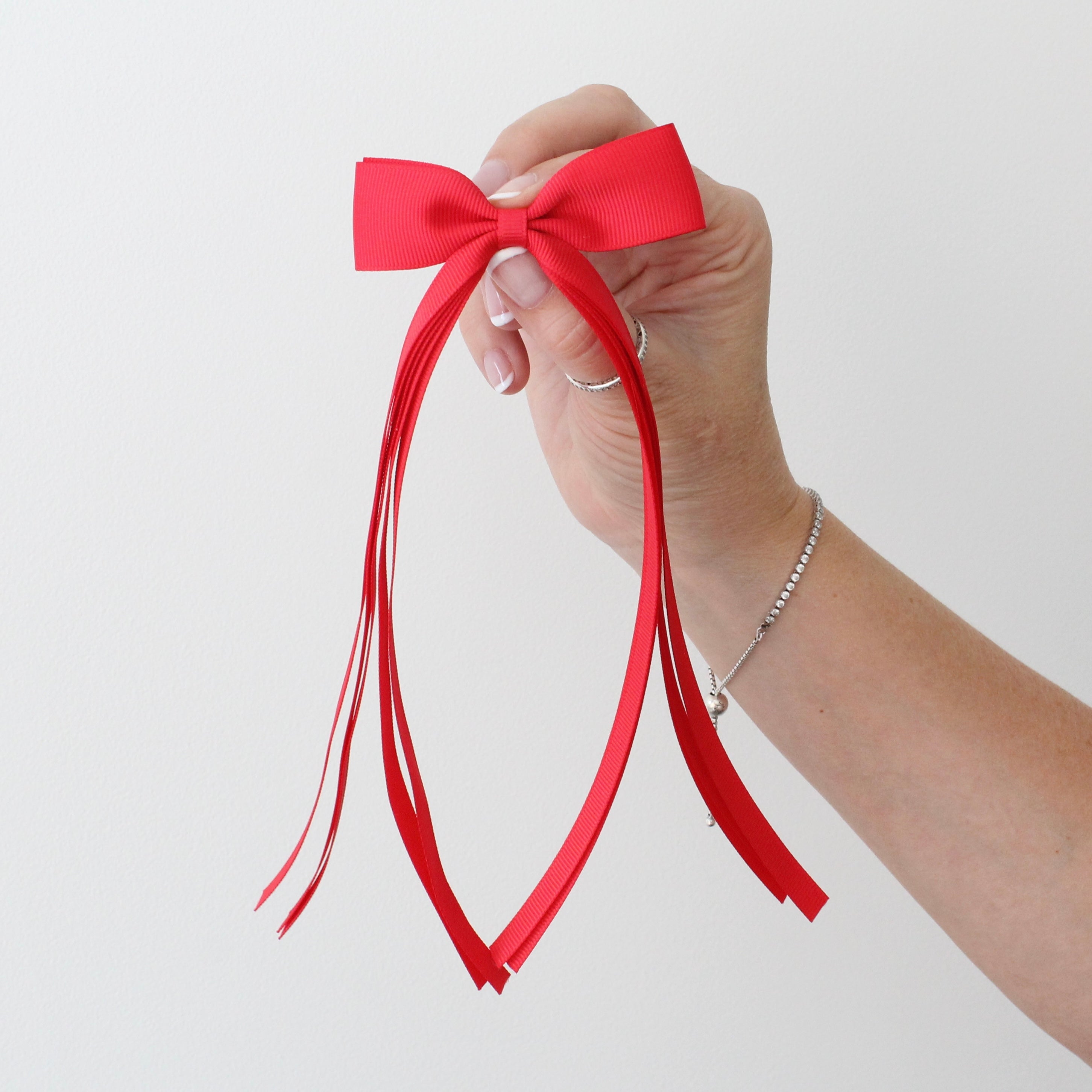 Design your own - tail pinch ribbon bow | 2 sizes | Clip or bobble