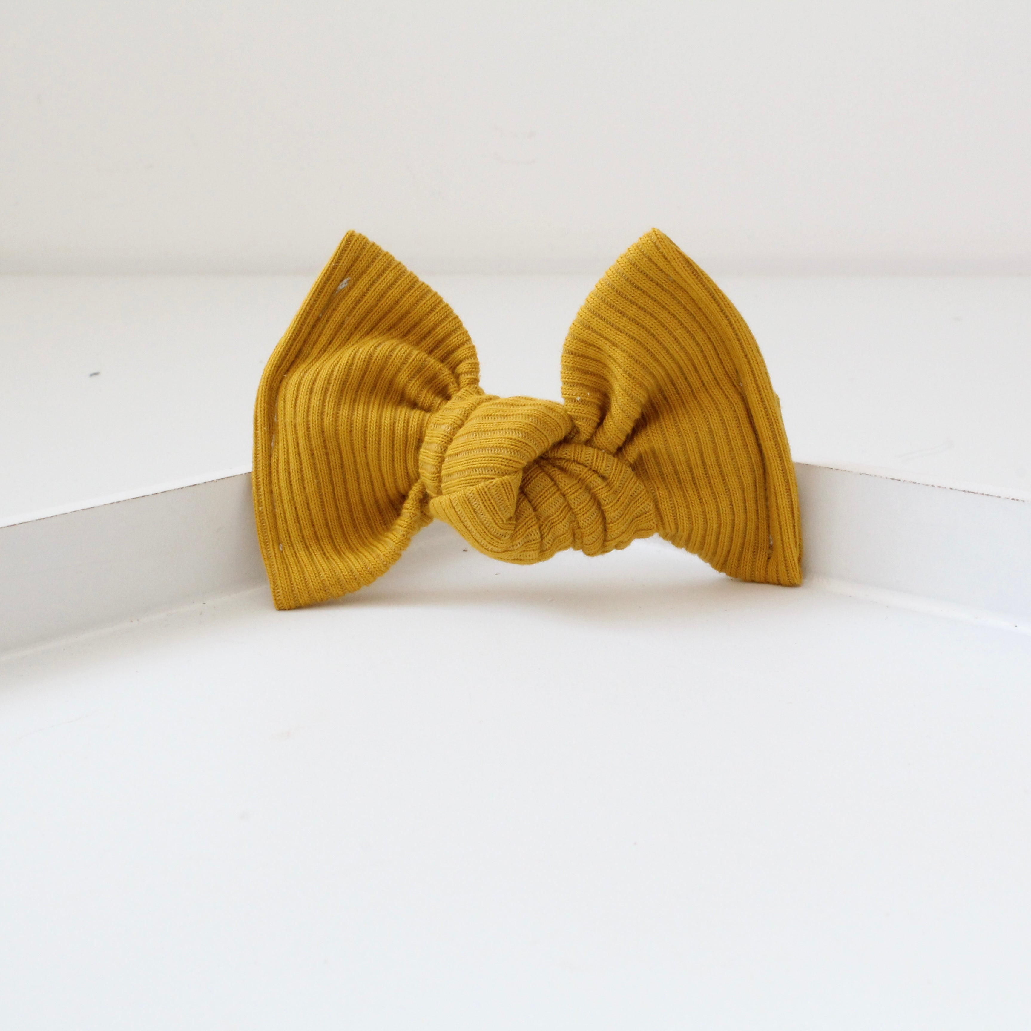 Large jersey ribbed knot bows | 20 Colours