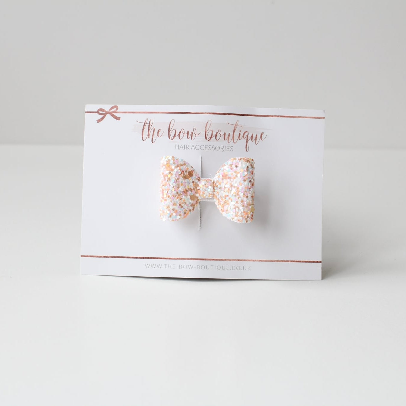 Mini glitter bows | 22 Colours | Clip or bobble