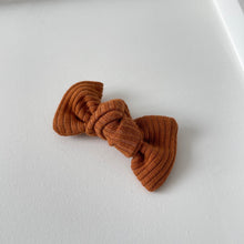 Load image into Gallery viewer, Petite jersey ribbed knot bows - (20 Colours)