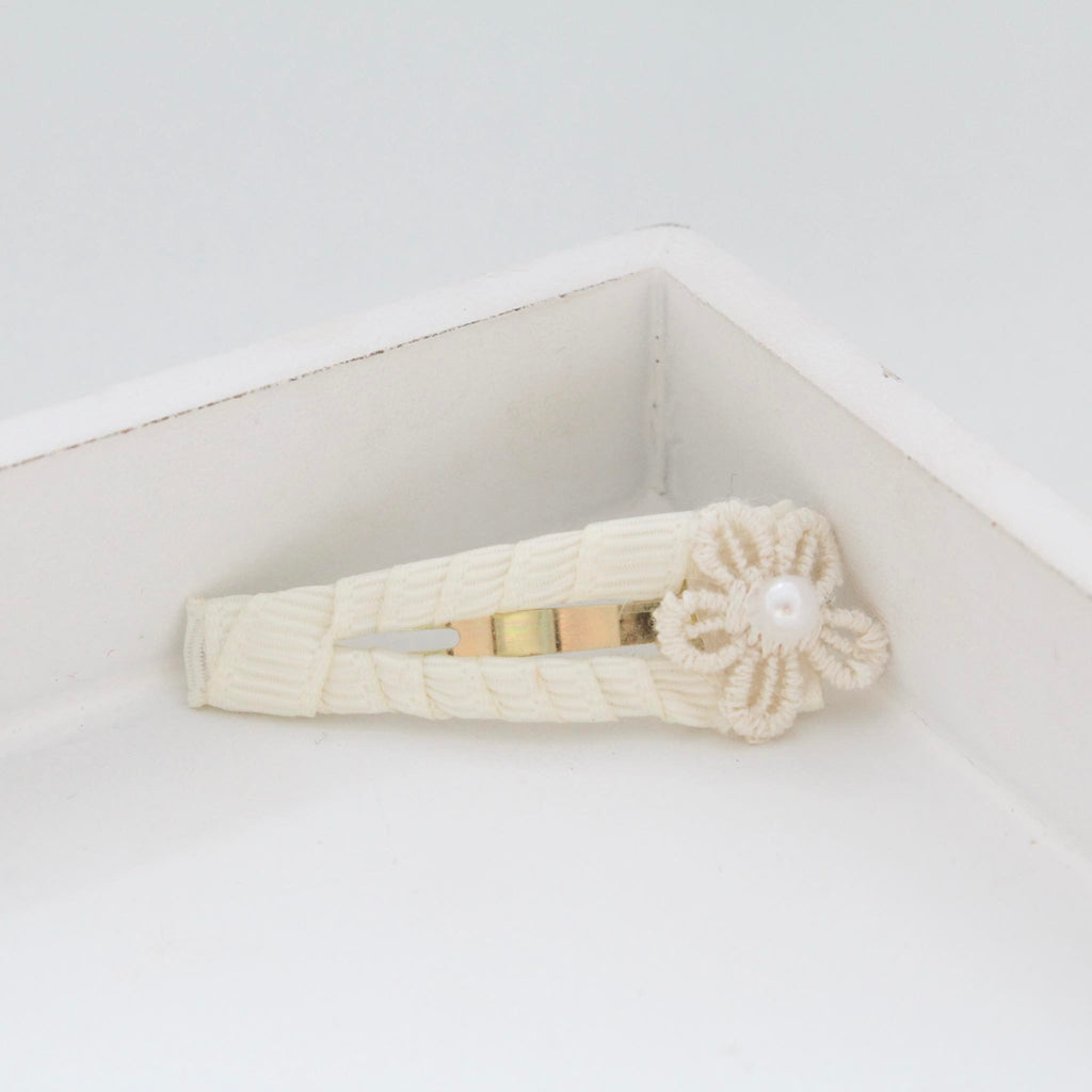 My first delicate flower snappy clips | 6 colours