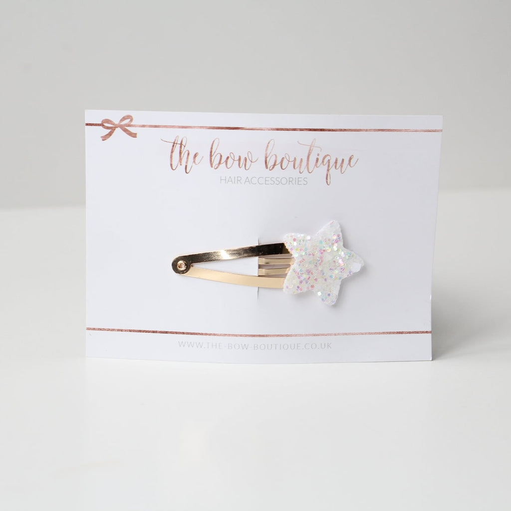Glitter star snappy clips | 21 colours