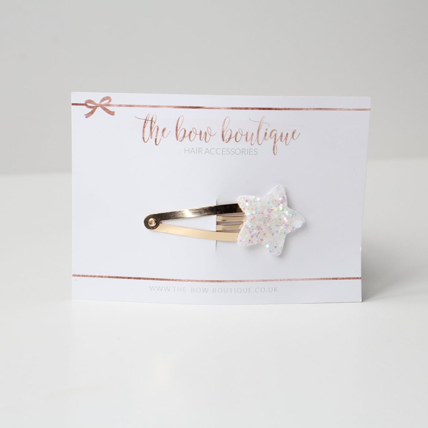 Glitter star snappy clips | 21 colours