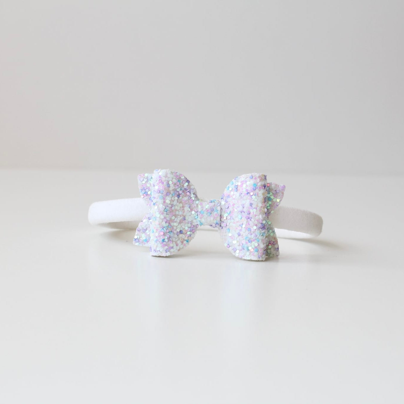 Mini deluxe glitter bows | 22 Colours | Clip, headband or bobble