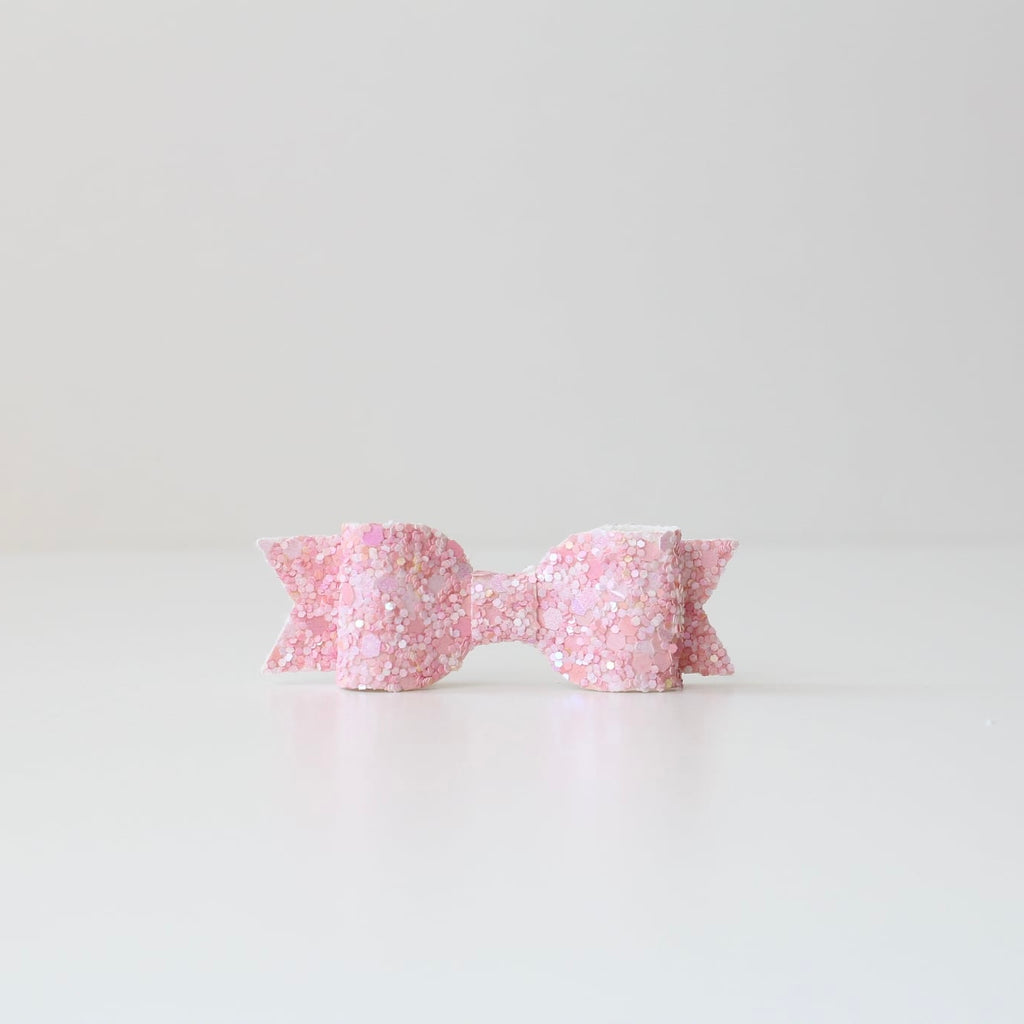Small glitter bows | 22 Colours | Clip or headband