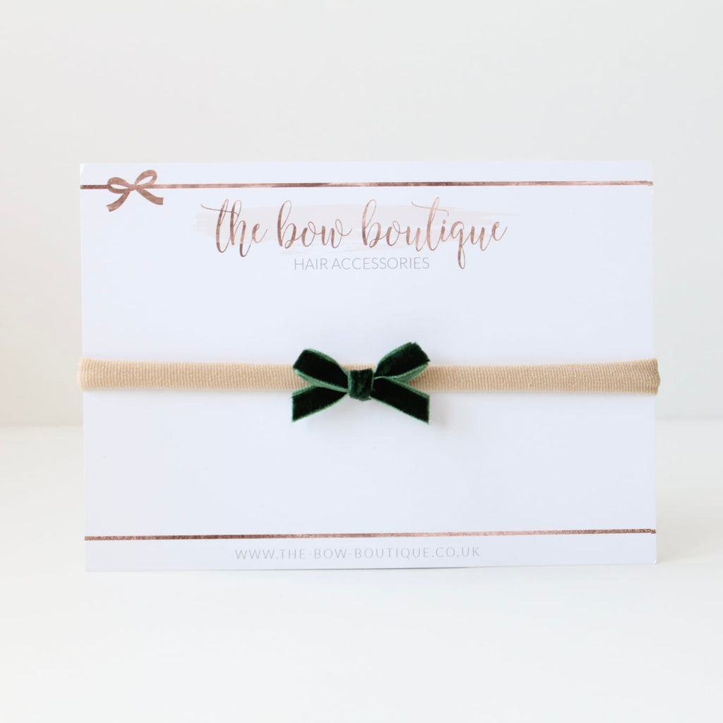 My petite velvet bow | 6 colours | Clips & headbands