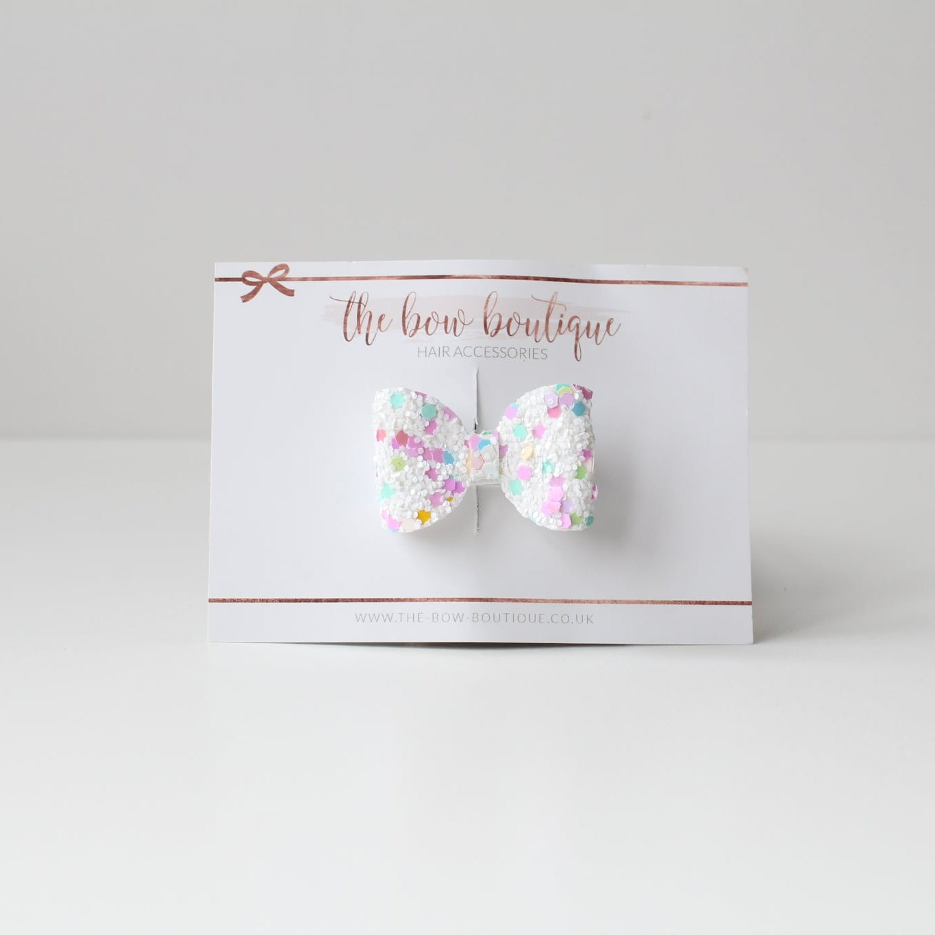 Mini glitter bows | 22 Colours | Clip or bobble