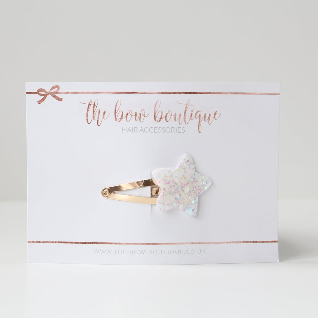 My first glitter star snappy clips | 21 Colours