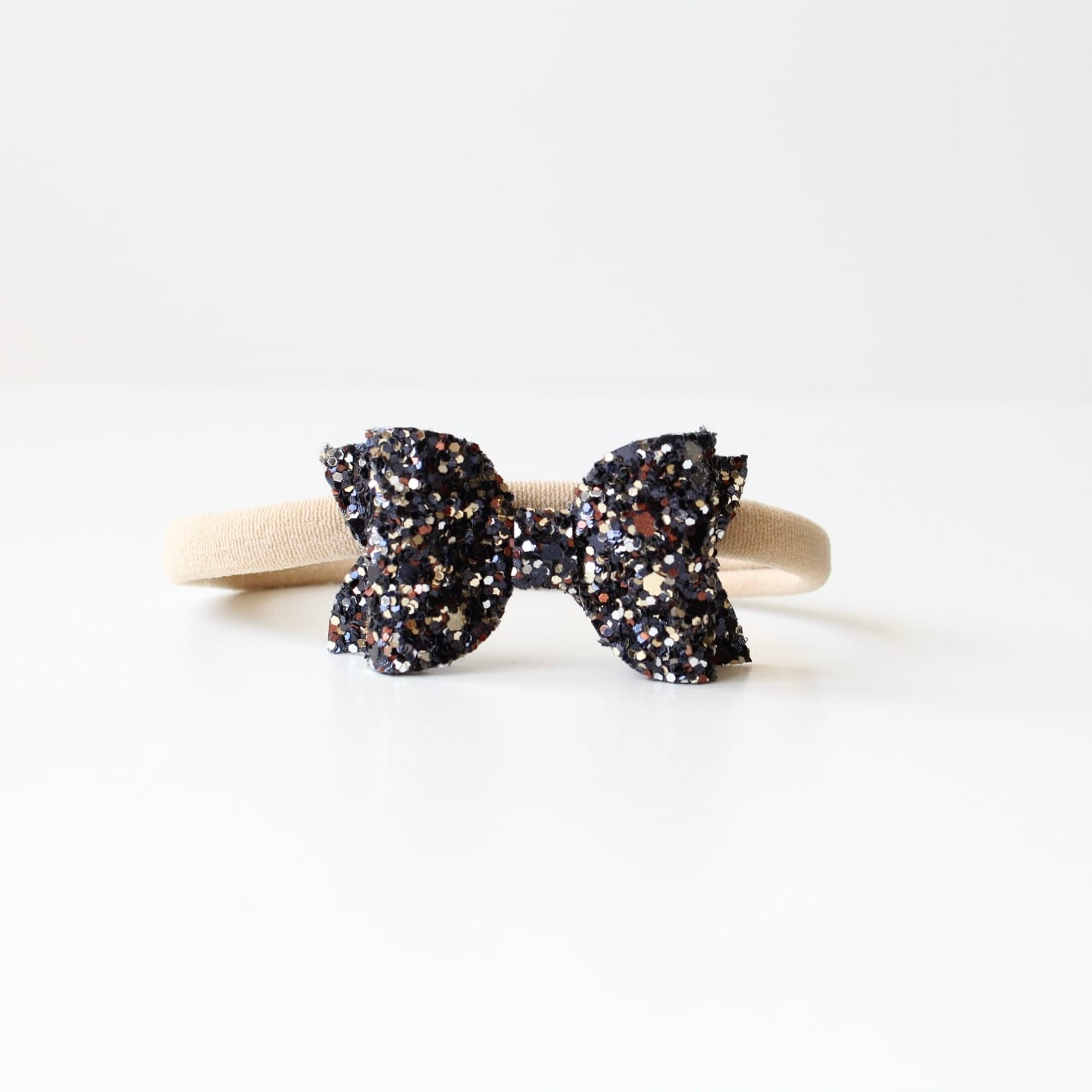 Mini deluxe glitter bows | 22 Colours | Clip, headband or bobble