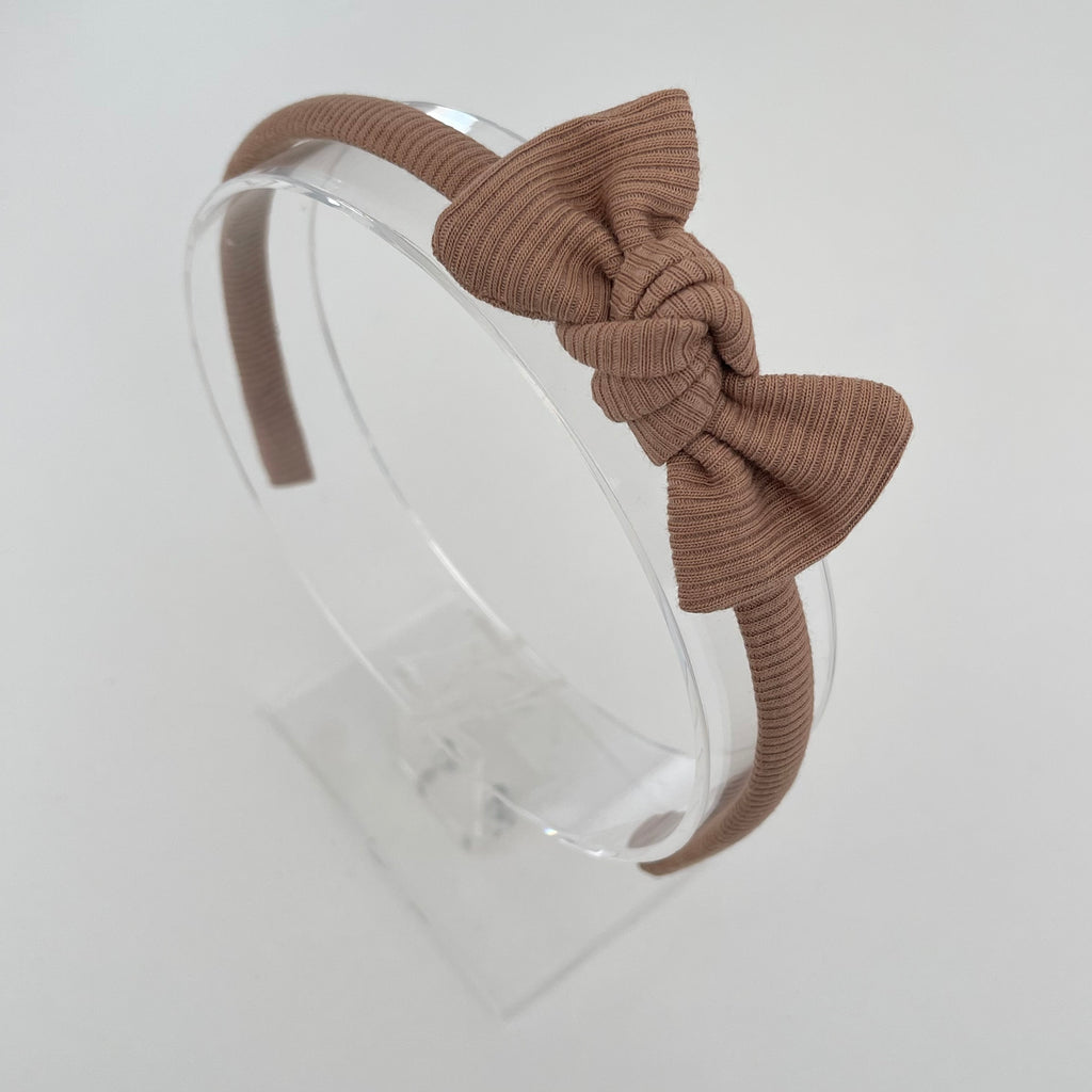 Ribbed knot Alice headband | 23 colours
