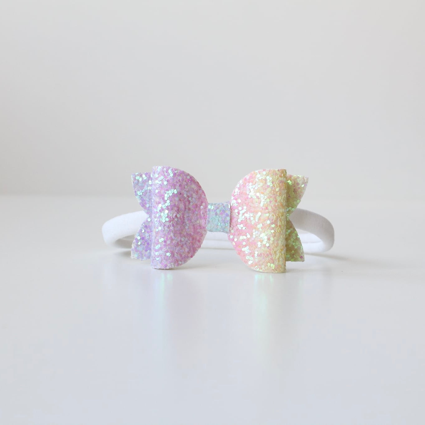 Medium deluxe glitter bows | 20 Colours | Clip or headband