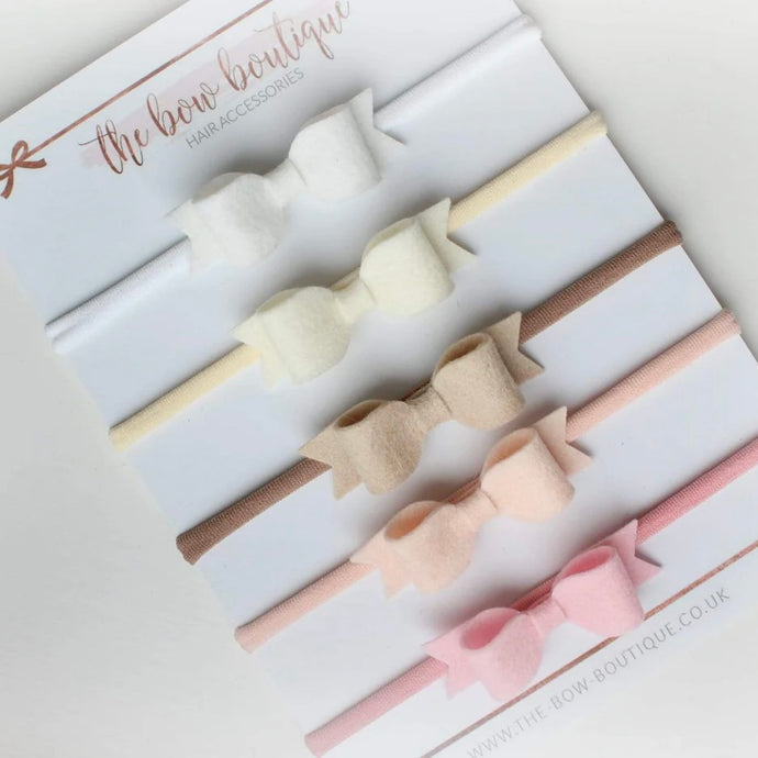 My first neutral small headband set