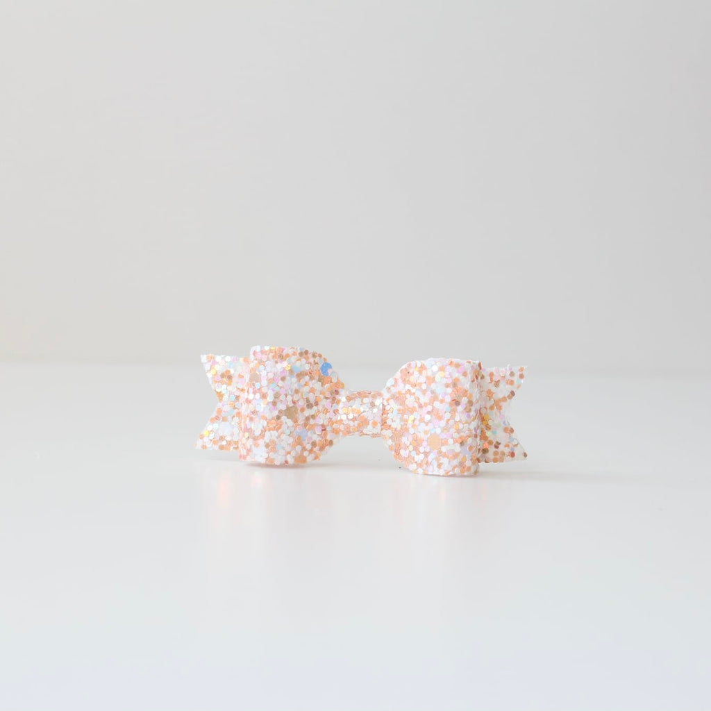 Small glitter bows | 22 Colours | Clip or headband