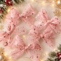 Dusky pink tulle bow | Clip or headband