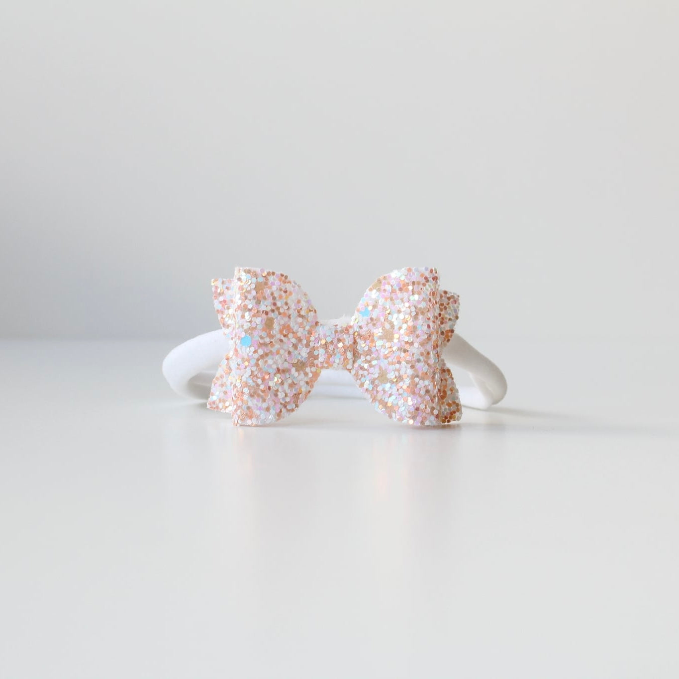 Medium deluxe glitter bows | 20 Colours | Clip or headband